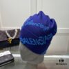 Dust Bag Included Paris Fashion House Balenciaga Stock Available High-Quality Knit Beanie with Letter Logo for Autumn and Winter Unisex Warm Comfortable Elegant Style