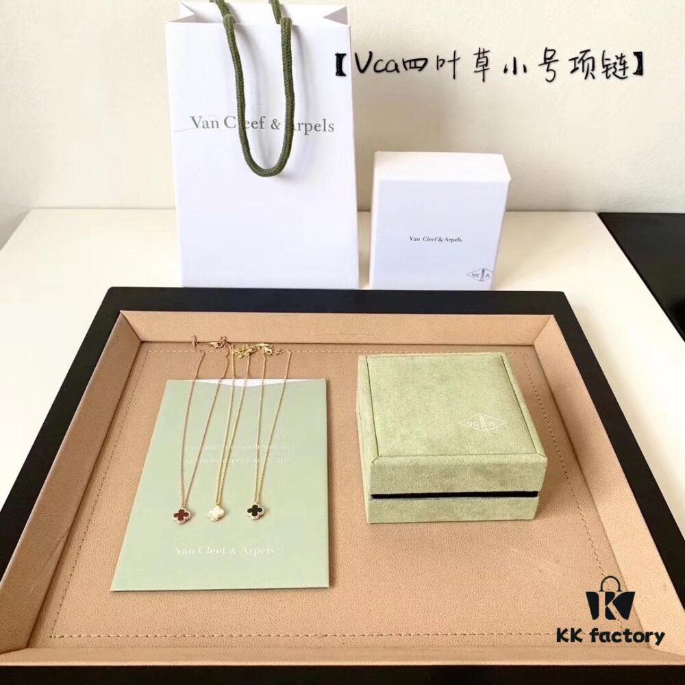 VCA Mini Four-Leaf Clover Necklace