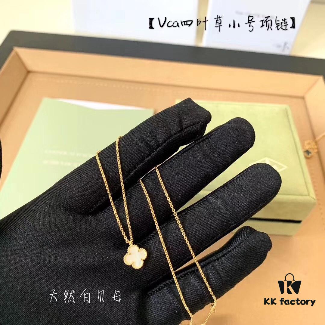 VCA Mini Four-Leaf Clover Necklace
