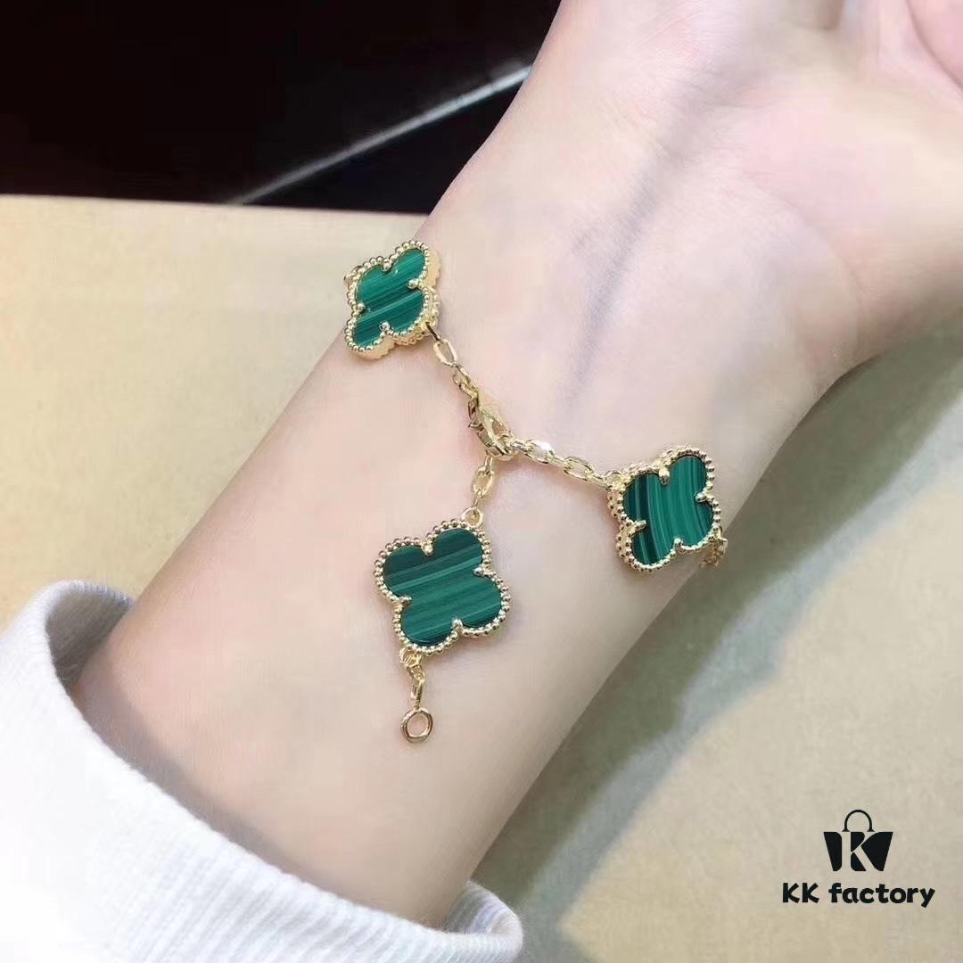 Little Red Book Recommended Vca Four-Leaf Clover Lucky Five-Petal Bracelet 🍃