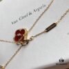 Van Cleef & Arpels Clover Diamond Necklace in Silver Version