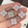 VCA Full Diamond Five-Flower Clover Bracelet Extremely Difficult to Replicate