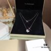 Seiko Version Van Cleef & Arpels VCA Full Diamond Butterfly Necklace