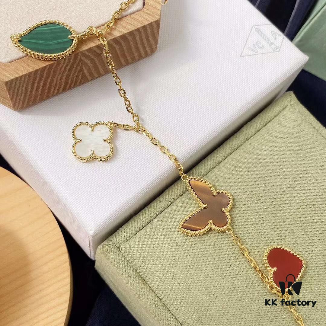 Van Cleef & Arpels 2019 New Arrival Heart Butterfly Leaf Lucky Bracelet