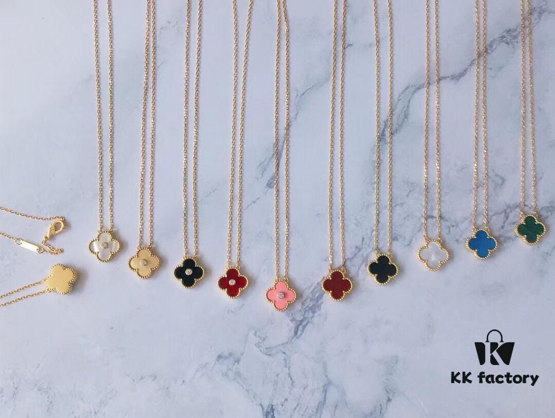 VCA Yellow Gold Four-Leaf Clover Necklace Series