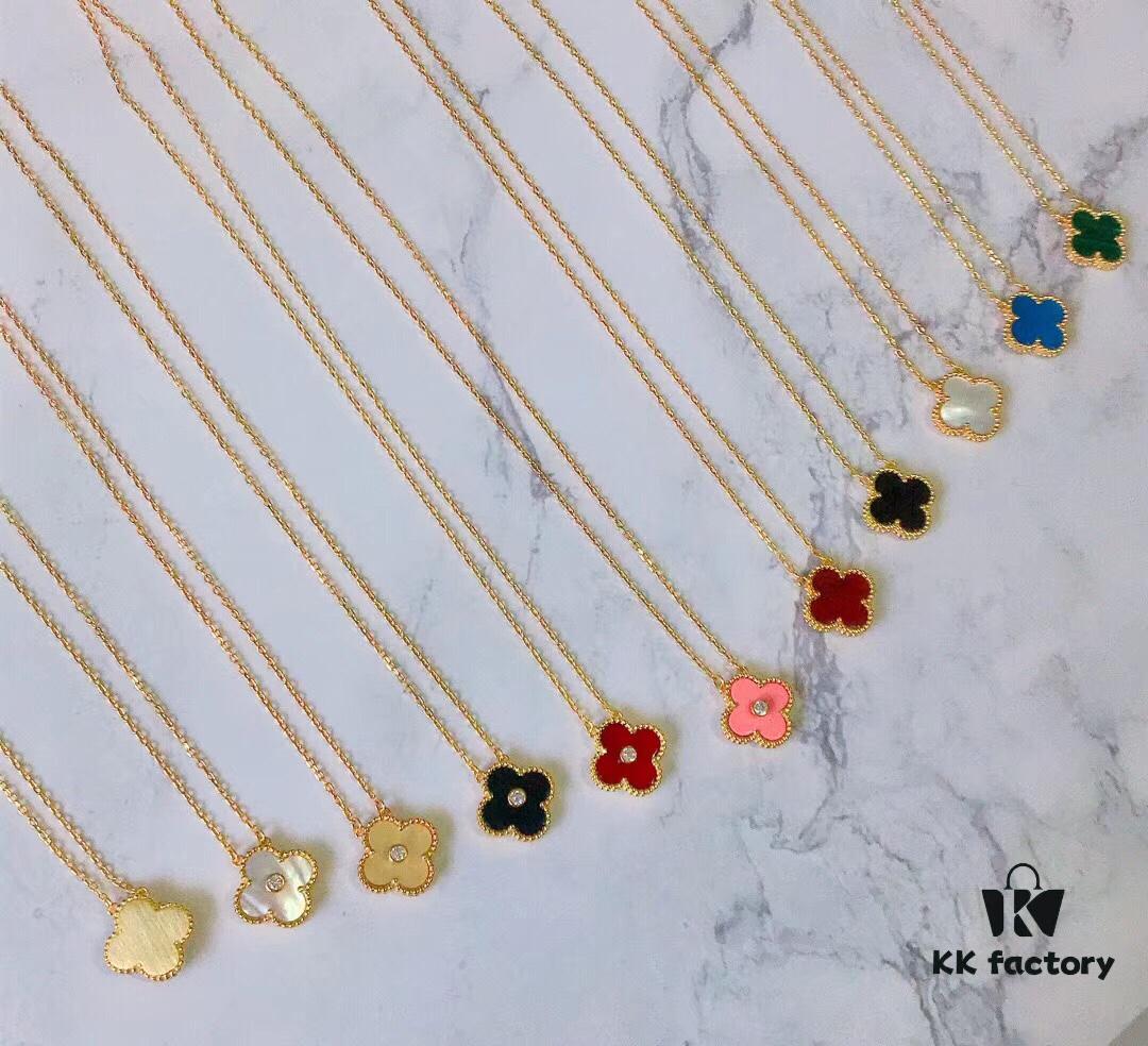 VCA Yellow Gold Four-Leaf Clover Necklace Series