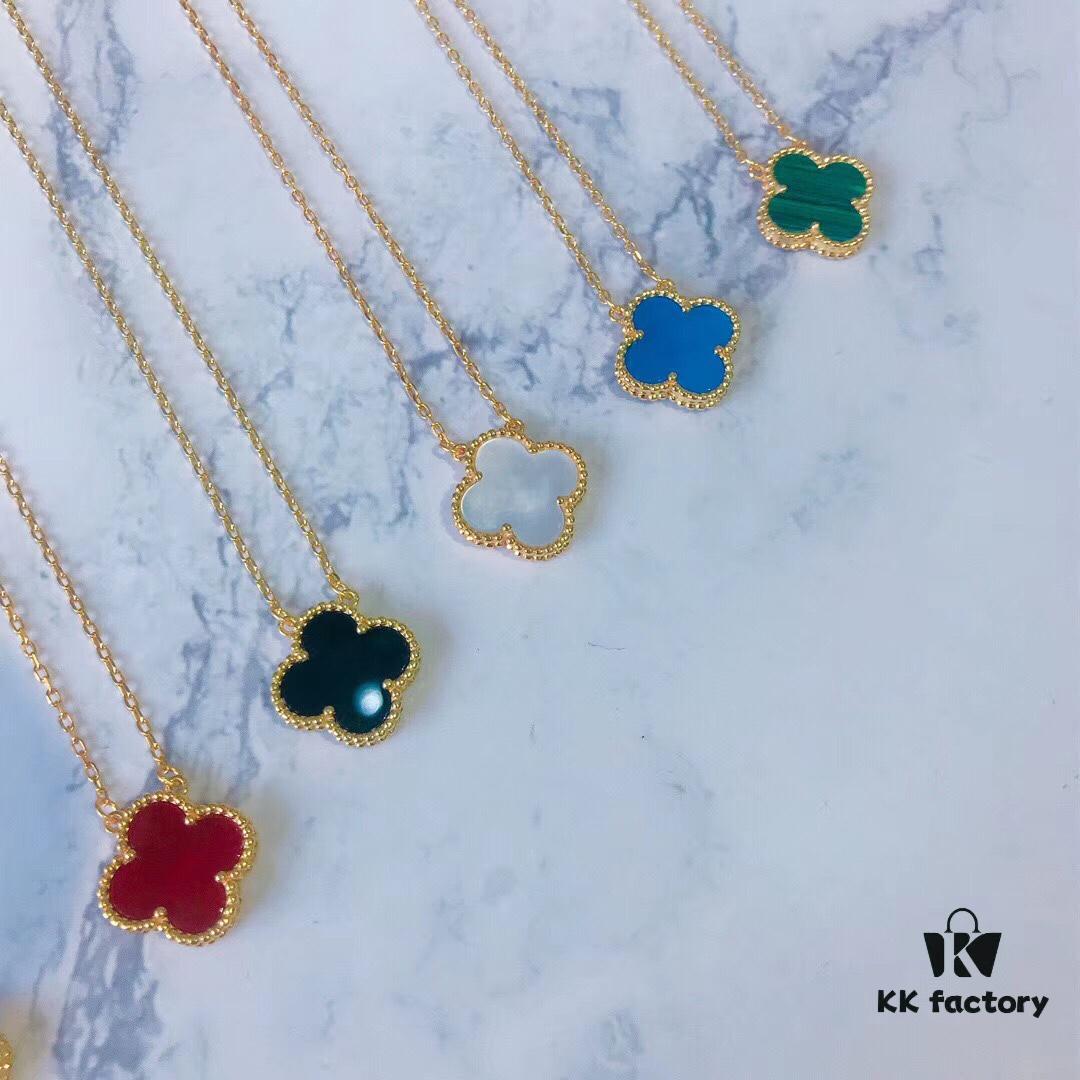 VCA Yellow Gold Four-Leaf Clover Necklace Series