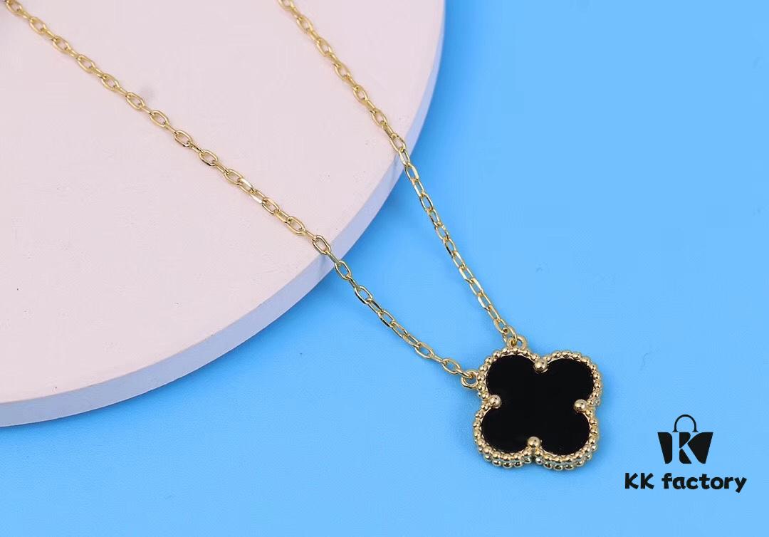 Authentic Purchase, Premium Quality Four-Leaf Clover Necklace