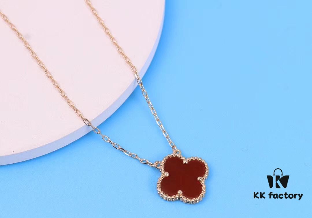 Authentic Purchase, Premium Quality Four-Leaf Clover Necklace