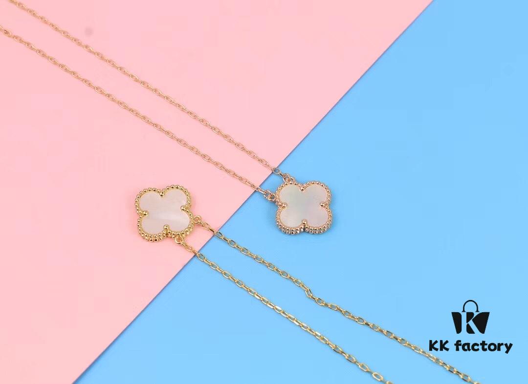 Authentic Purchase, Premium Quality Four-Leaf Clover Necklace