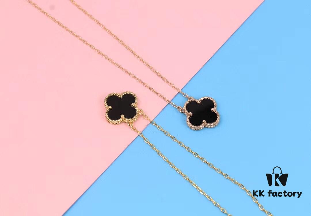Authentic Purchase, Premium Quality Four-Leaf Clover Necklace