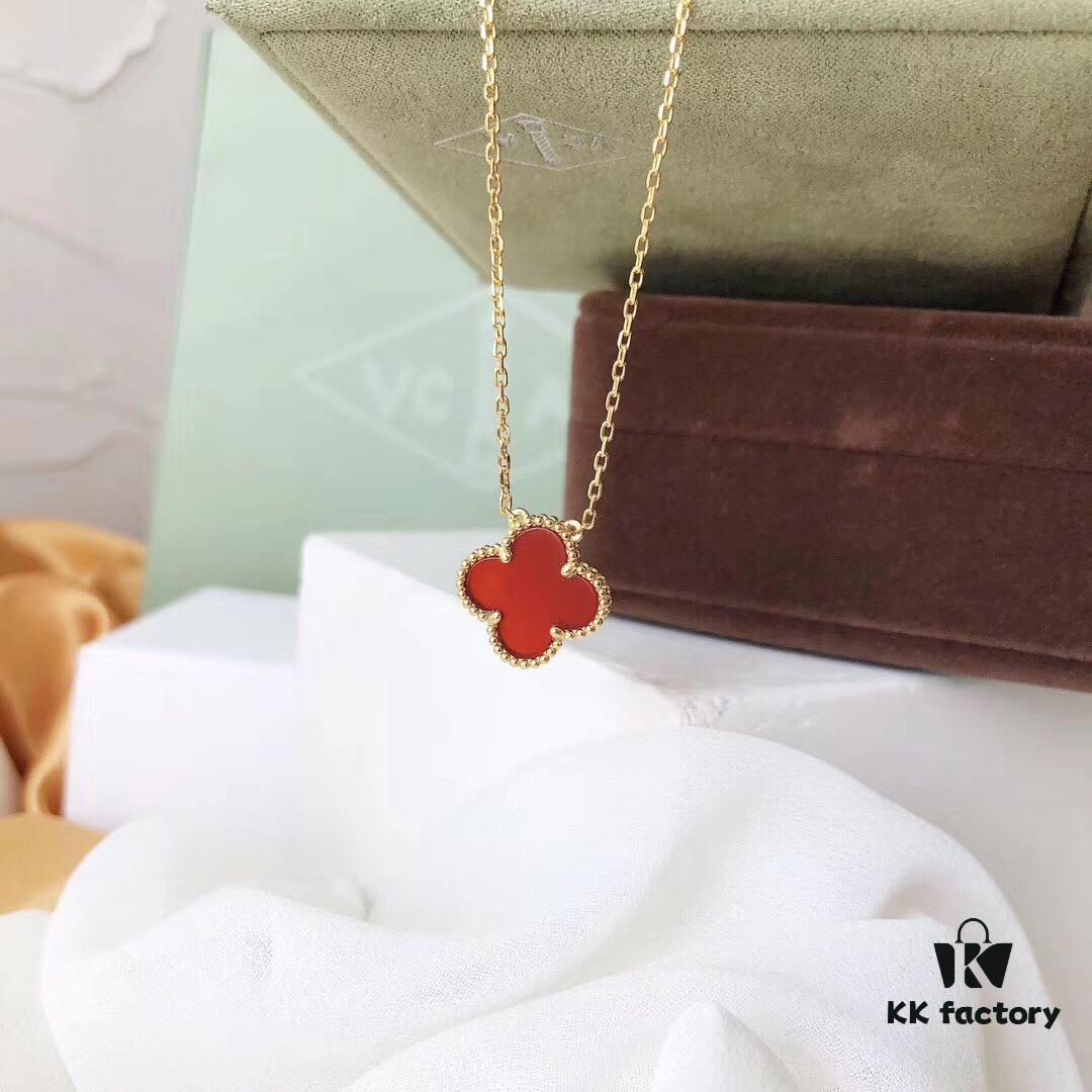 Van Cleef & Arpels Alhambra Necklace in Silver Version