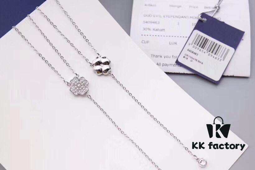 New Arrival🍀 Lucky Four-Leaf Clover Pearl Y-Necklace