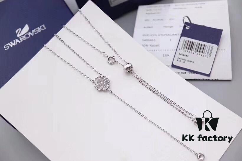 New Arrival🍀 Lucky Four-Leaf Clover Pearl Y-Necklace