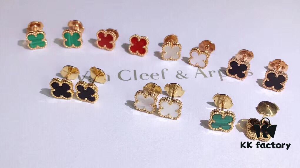 Van Cleef & Arpels Four-Leaf Clover Stud Earrings