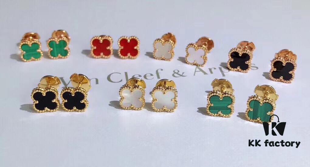 Van Cleef & Arpels Four-Leaf Clover Stud Earrings
