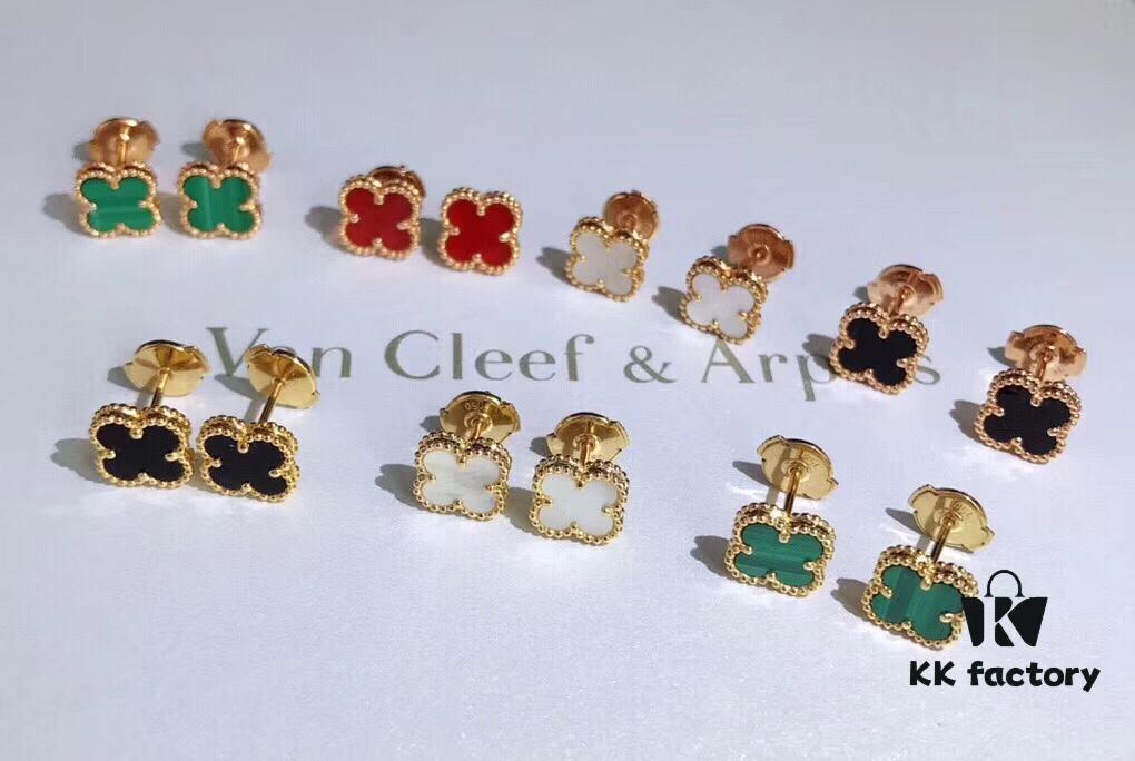 Van Cleef & Arpels Four-Leaf Clover Stud Earrings