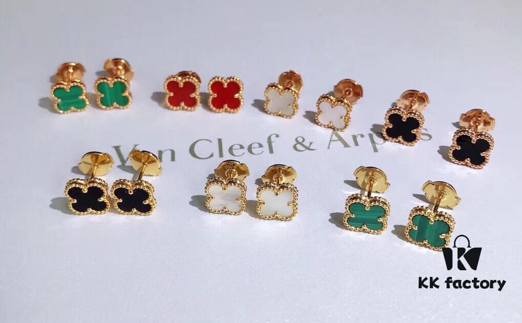 Van Cleef & Arpels Four-Leaf Clover Stud Earrings