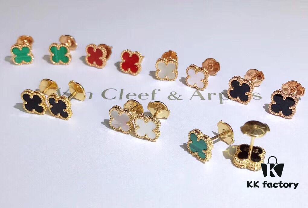 Van Cleef & Arpels Four-Leaf Clover Stud Earrings