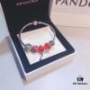 Pandora-Grade Silver Wire Red Lantern Lantern Pendant Set – New Arrival! ZP-Certified, Thai Imported S925 Sterling Silver with Sparkling Rhinestone Clover, Love Bead, Devil Fruit and Festive Lantern Charms