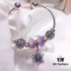 Pandora Lavender Purple Snowflake New Arrival! Crafted with boutique materials, perfectly replicating the original store quality!