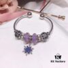 Pandora Lavender Purple Snowflake New Arrival! Crafted with boutique materials, perfectly replicating the original store quality!
