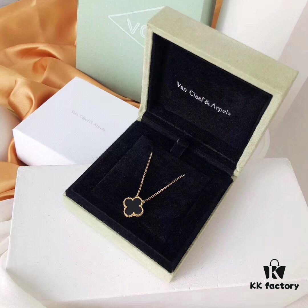 Van Cleef & Arpels Alhambra Necklace in Silver Version, 925 Sterling Silver with 18K Gold Plating and Natural Mother-of-Pearl