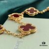 Van Cleef & Arpels VCA Four-Leaf Clover Five-Petal Bracelet, High-Quality Replica, 925 Silver Plated with 18K Gold