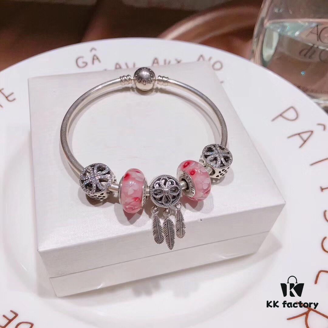 Pandora Pink Peach Blossom Fairy Dream Catcher New Arrival! High-Quality Replica with Authentic Materials, Perfect Craftsmanship Comparable to Original