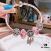 Pandora Pink Peach Blossom Fairy Dream Catcher New Arrival! High-Quality Replica with Authentic Materials, Perfect Craftsmanship Comparable to Original