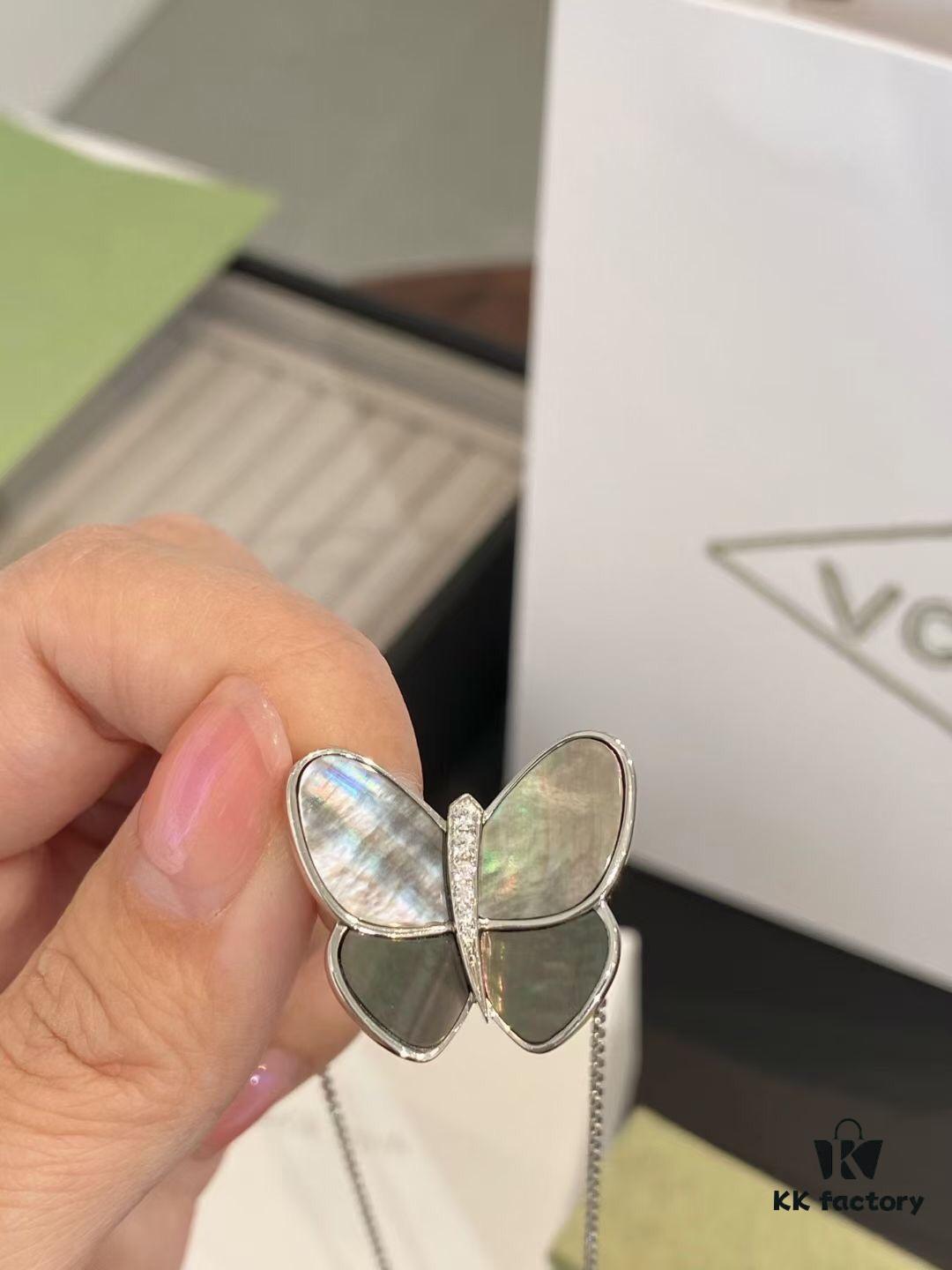 Clover VCA Large Butterfly Necklace 🦋, Elegant and Luxurious with Exquisite Craftsmanship