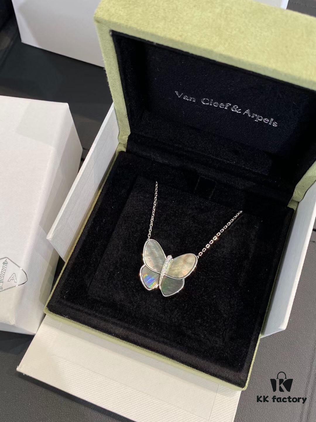 Clover VCA Large Butterfly Necklace 🦋, Elegant and Luxurious with Exquisite Craftsmanship