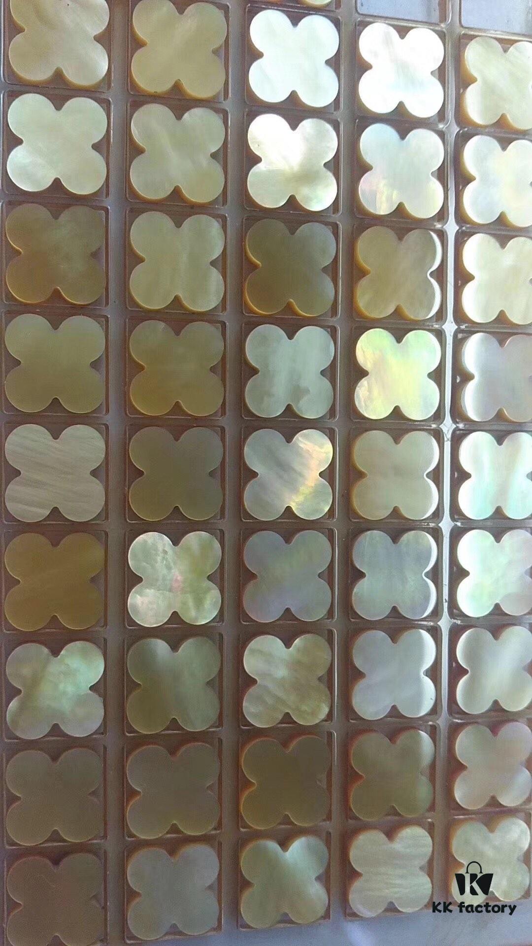 Van Cleef & Arpels Four-Leaf Clover Necklace with Gold and Mother-of-Pearl