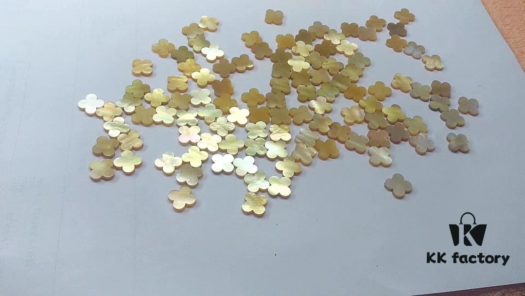 Van Cleef & Arpels Four-Leaf Clover Necklace with Gold and Mother-of-Pearl