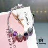 Pandora Pandora Purple Daisy Flower New Arrival! Imitation Level Purchase