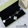 Newly Upgraded Version 1:1 High-End Custom 925 Sterling Silver VCA Five-Petal Clover Bracelet Limited Edition