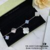 Newly Upgraded Version 1:1 High-End Custom 925 Sterling Silver VCA Five-Petal Clover Bracelet Limited Edition