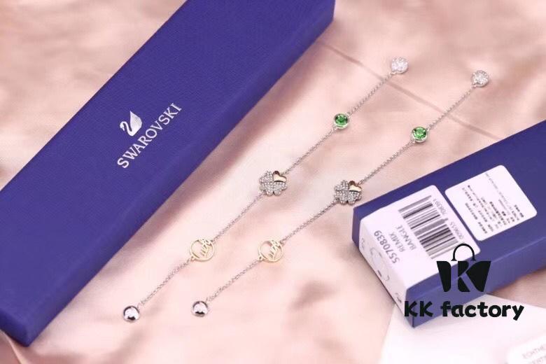 New Arrival 💗 Swarovski Lucky Full Diamond Clover Magnetic Bracelet