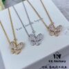 VCA Cleef Arpels Diamond-Encrusted Butterfly Necklace 🦋🍀