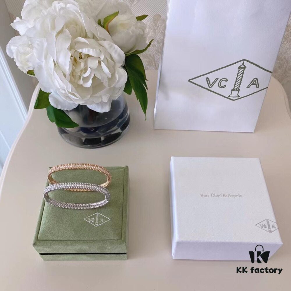 VCA High-End Custom Perlee Full Diamond Bracelet