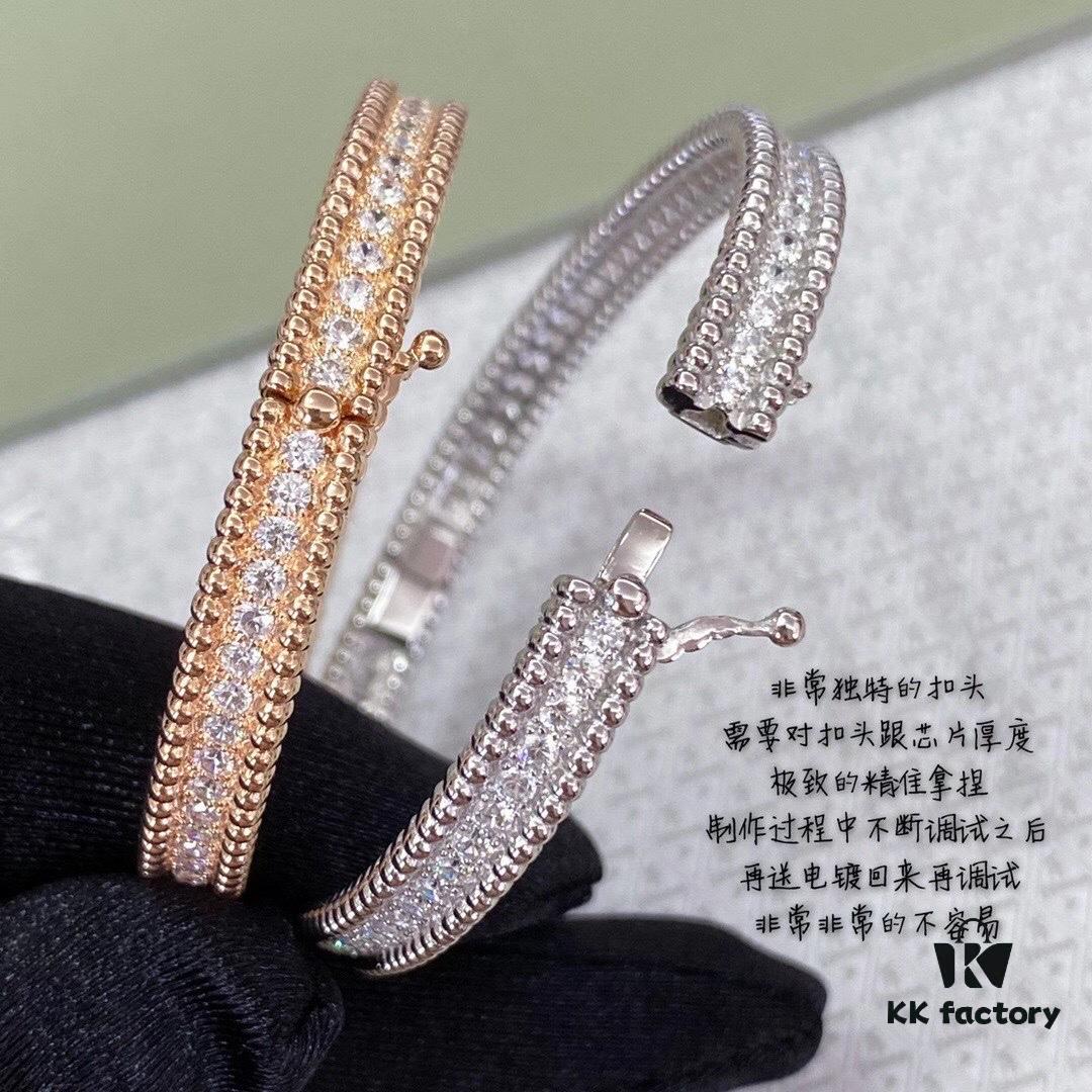 VCA High-End Custom Perlee Full Diamond Bracelet