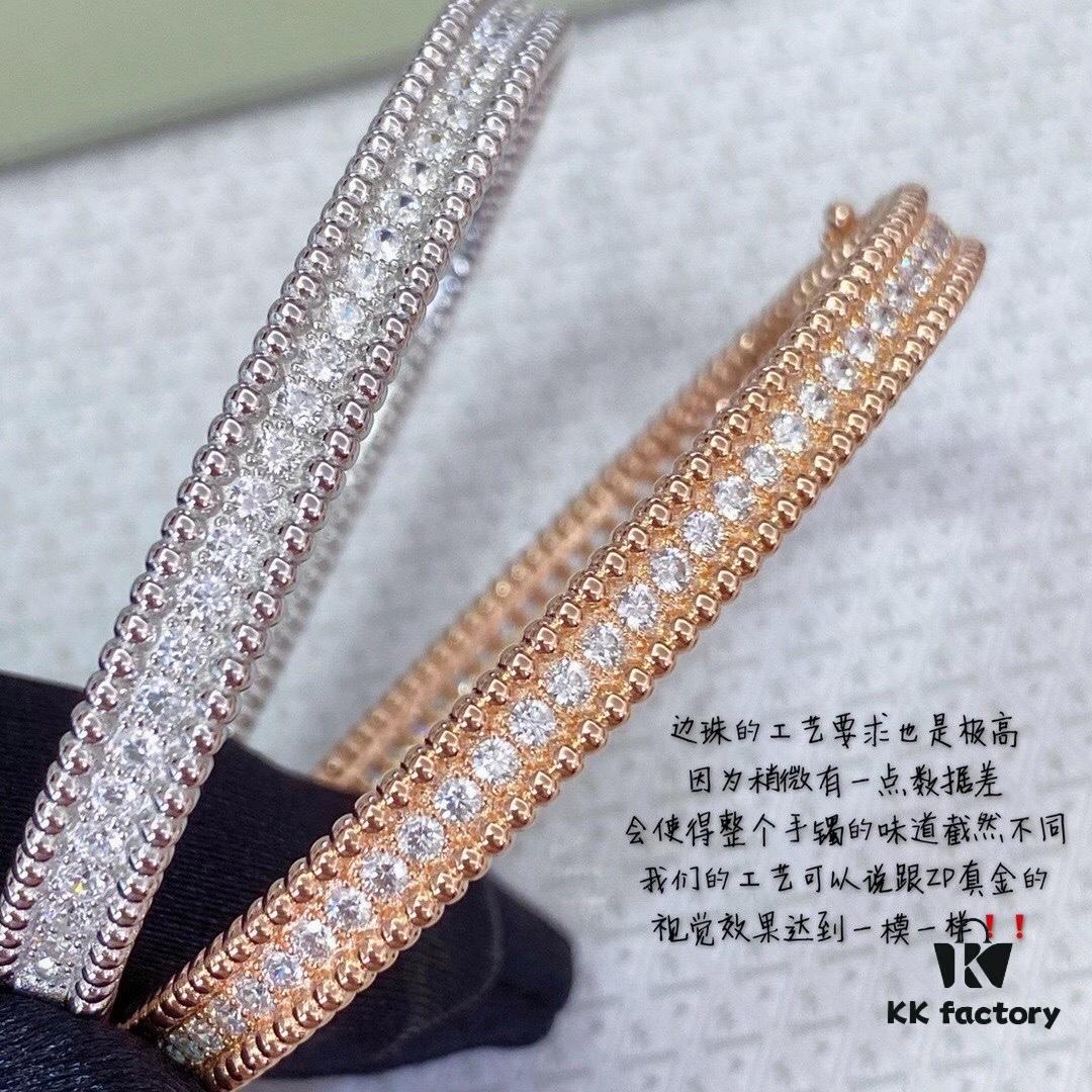 VCA High-End Custom Perlee Full Diamond Bracelet