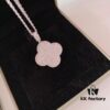 VCA Clover Necklace, Top-Quality Craftsmanship in Pure Silver Version, Outshines All Market Alternatives