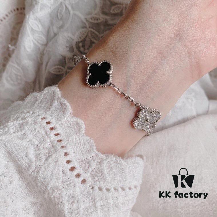 VCA Clover Five-Petal/Six-Petal Bracelet Top-Quality Pure Silver Craftsmanship