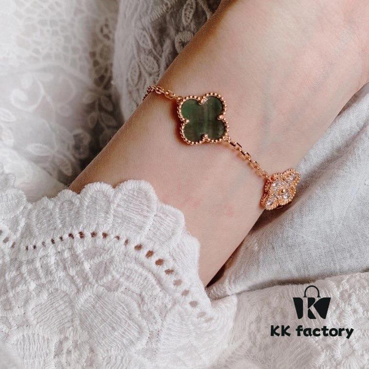 VCA Clover Five-Petal/Six-Petal Bracelet Top-Quality Pure Silver Craftsmanship