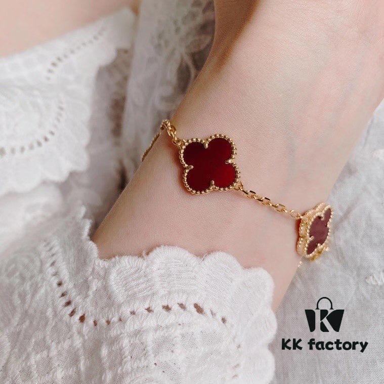 VCA Clover Five-Petal/Six-Petal Bracelet - Premium Craftsmanship Pure Silver Version