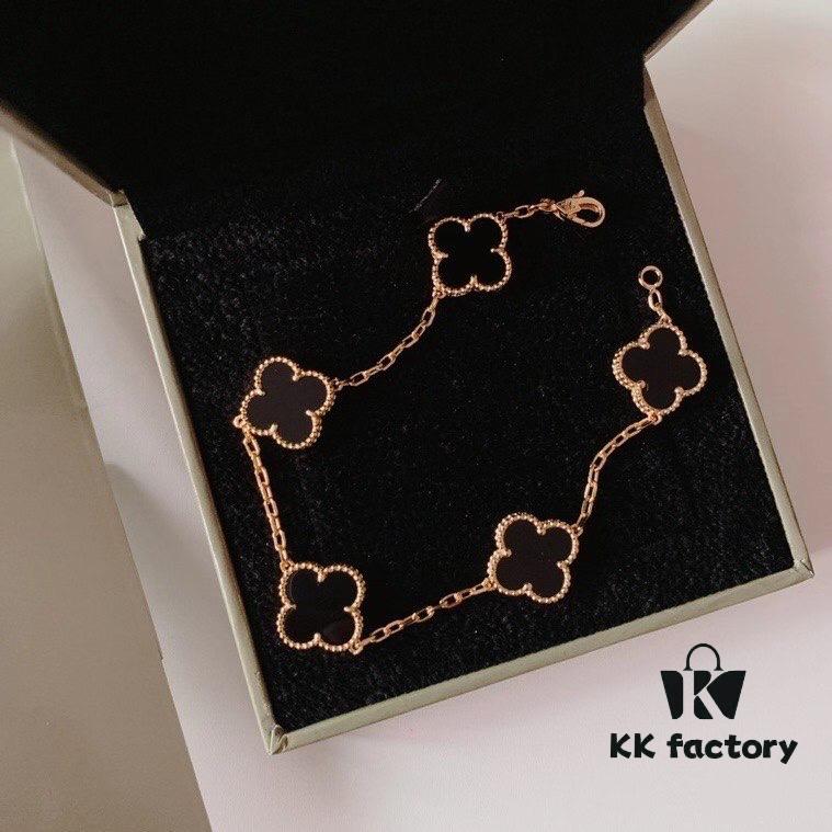 VCA Four-Leaf Clover Five-Petal/Six-Petal Bracelet