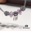Pandora Pandora Silver Wire Purple Hollow Dream Catcher New Arrival!