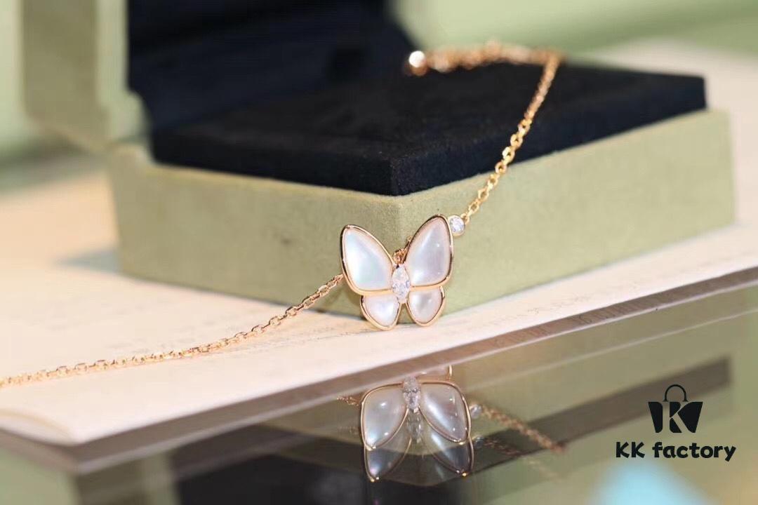 Van Cleef & Arpels Two Butterfly Pendant Necklace, ZP High-End Replication, Top-Tier Jewelry Craftsmanship