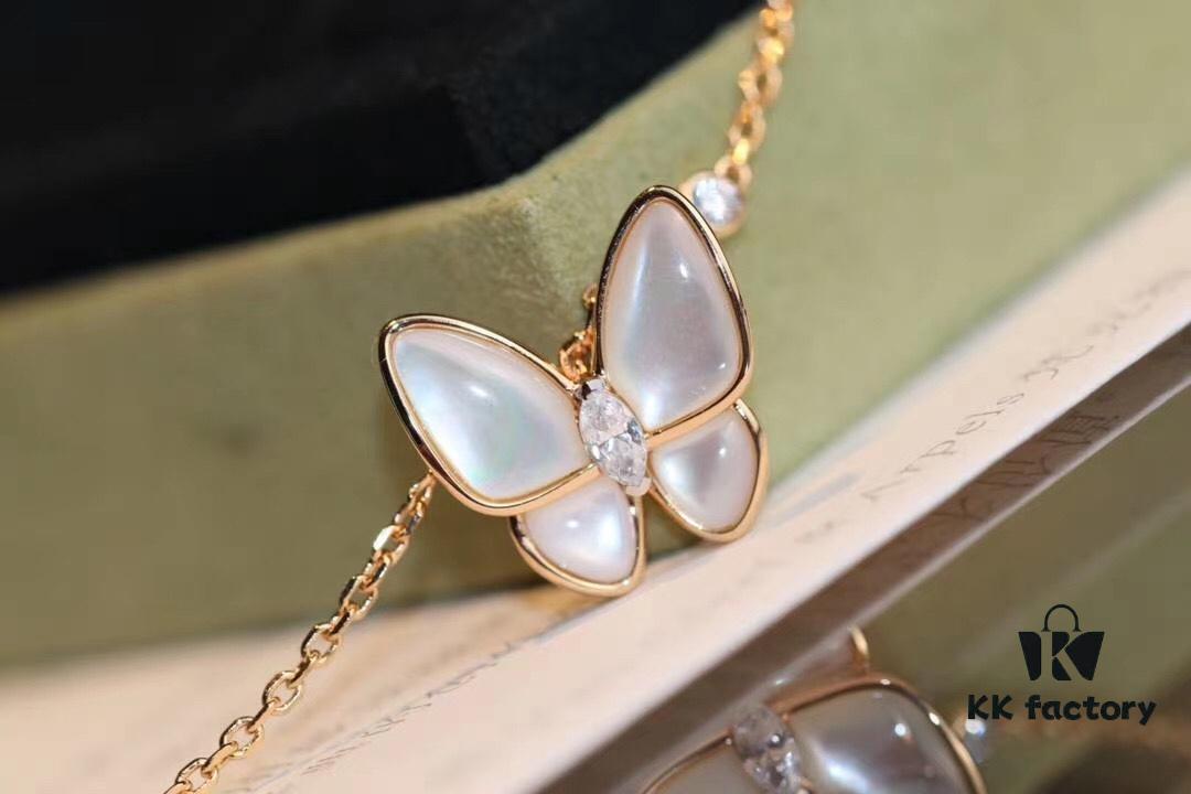 Van Cleef & Arpels Two Butterfly Pendant Necklace, ZP High-End Replication, Top-Tier Jewelry Craftsmanship